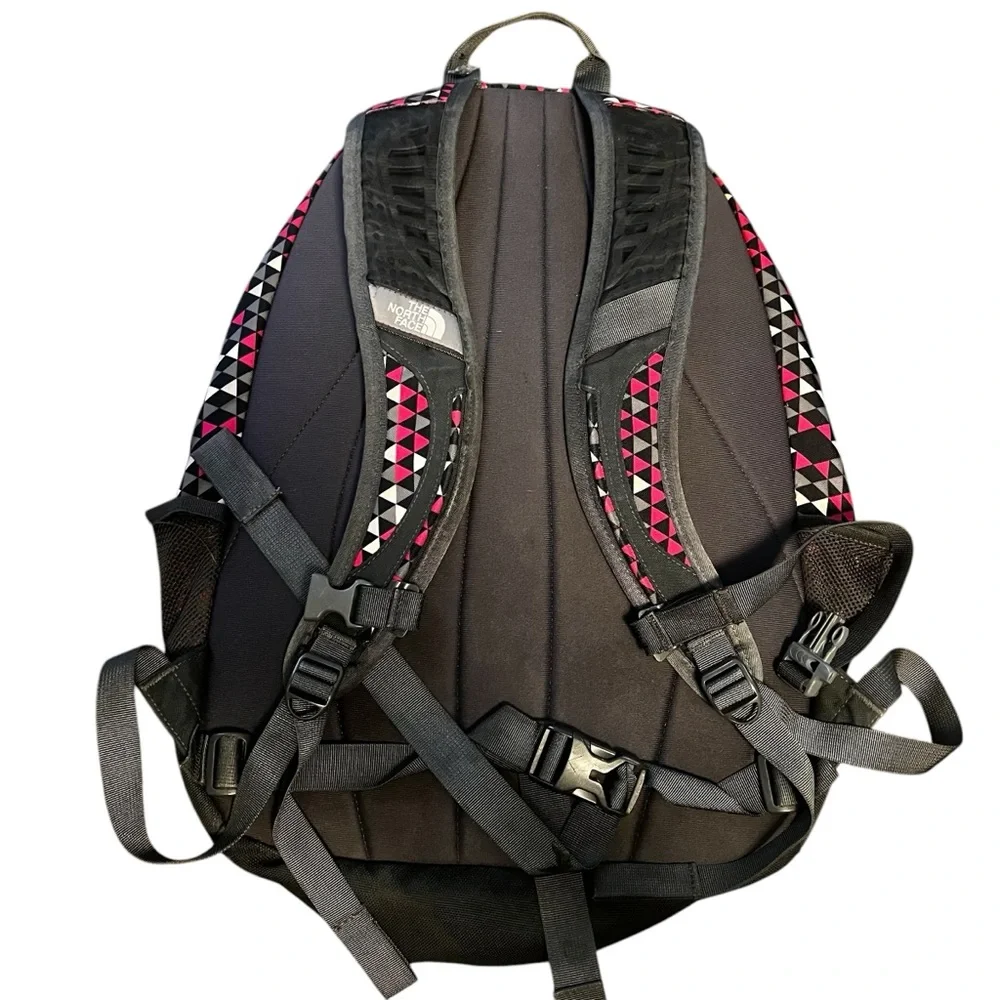 The North Face‎ Jester Backpack Black Pink White Checkered